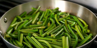 For Garlic Lovers: Sauteed Garlic Scapes!